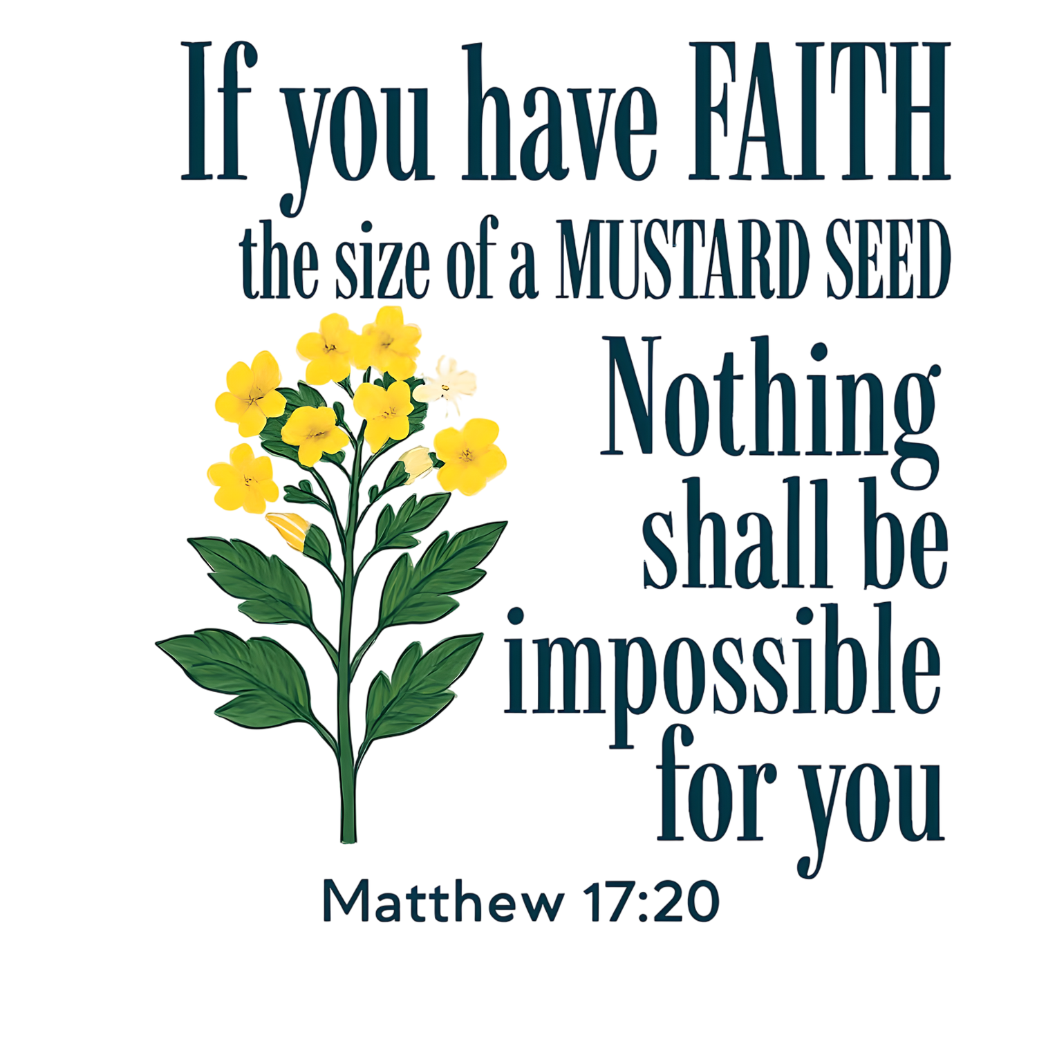 Mustard Seed Sized Faith