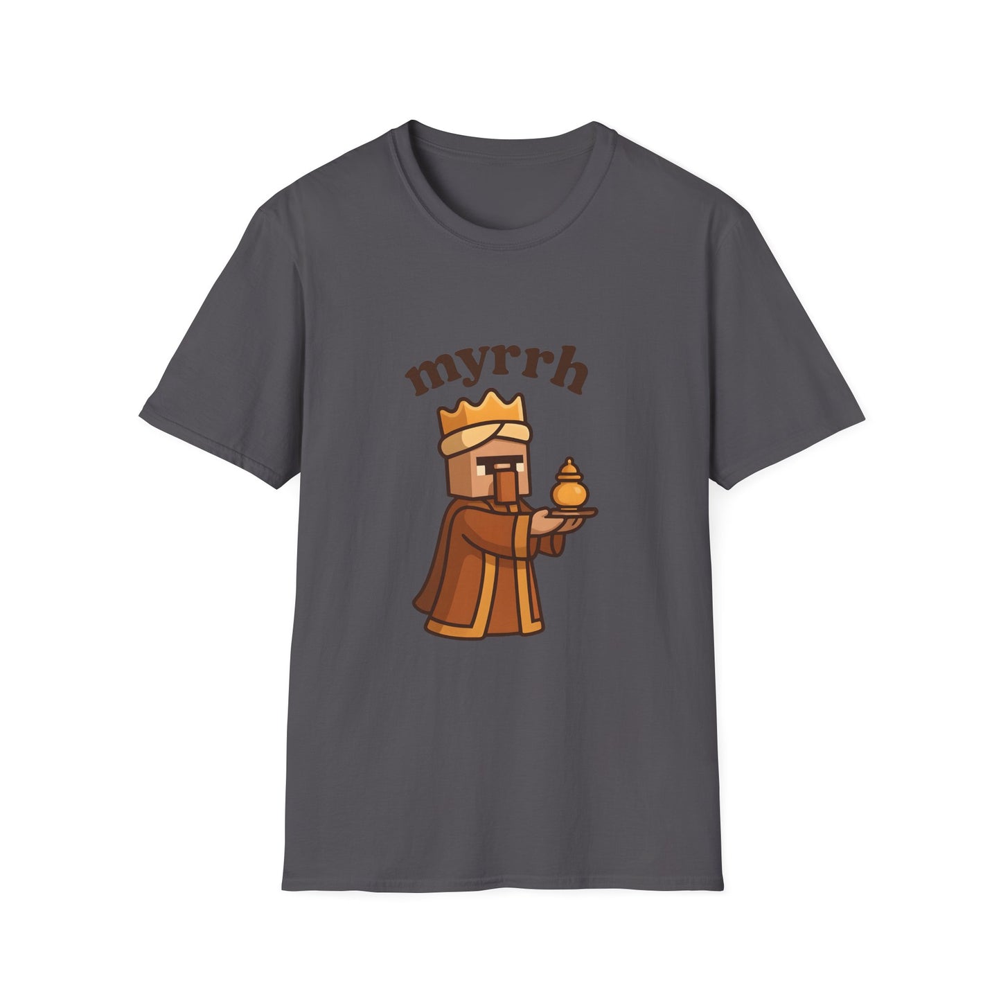 Myrrh Wiseman Village Guy Unisex Cozy Graphic Tee For Everyday Wear From Blessed To Be LLC