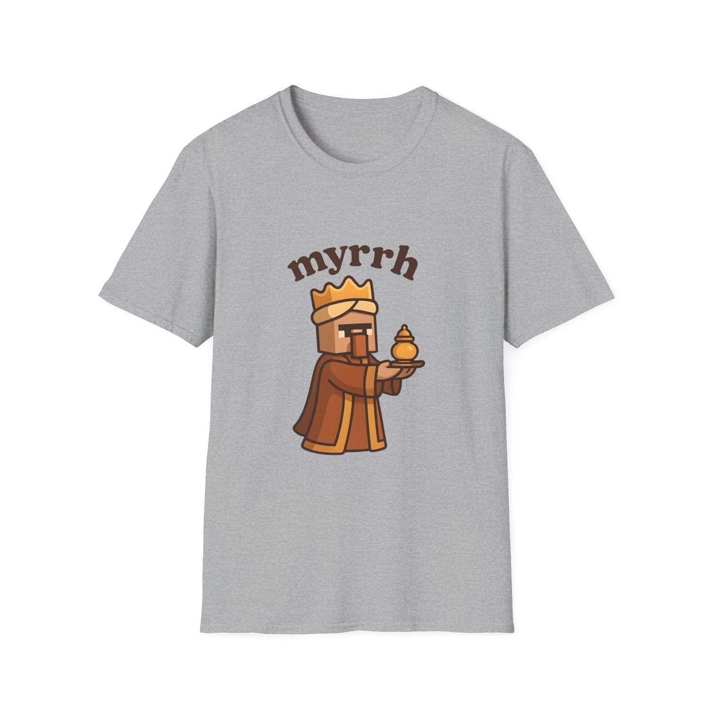Myrrh Wiseman Village Guy Unisex Cozy Graphic Tee For Everyday Wear From Blessed To Be LLC