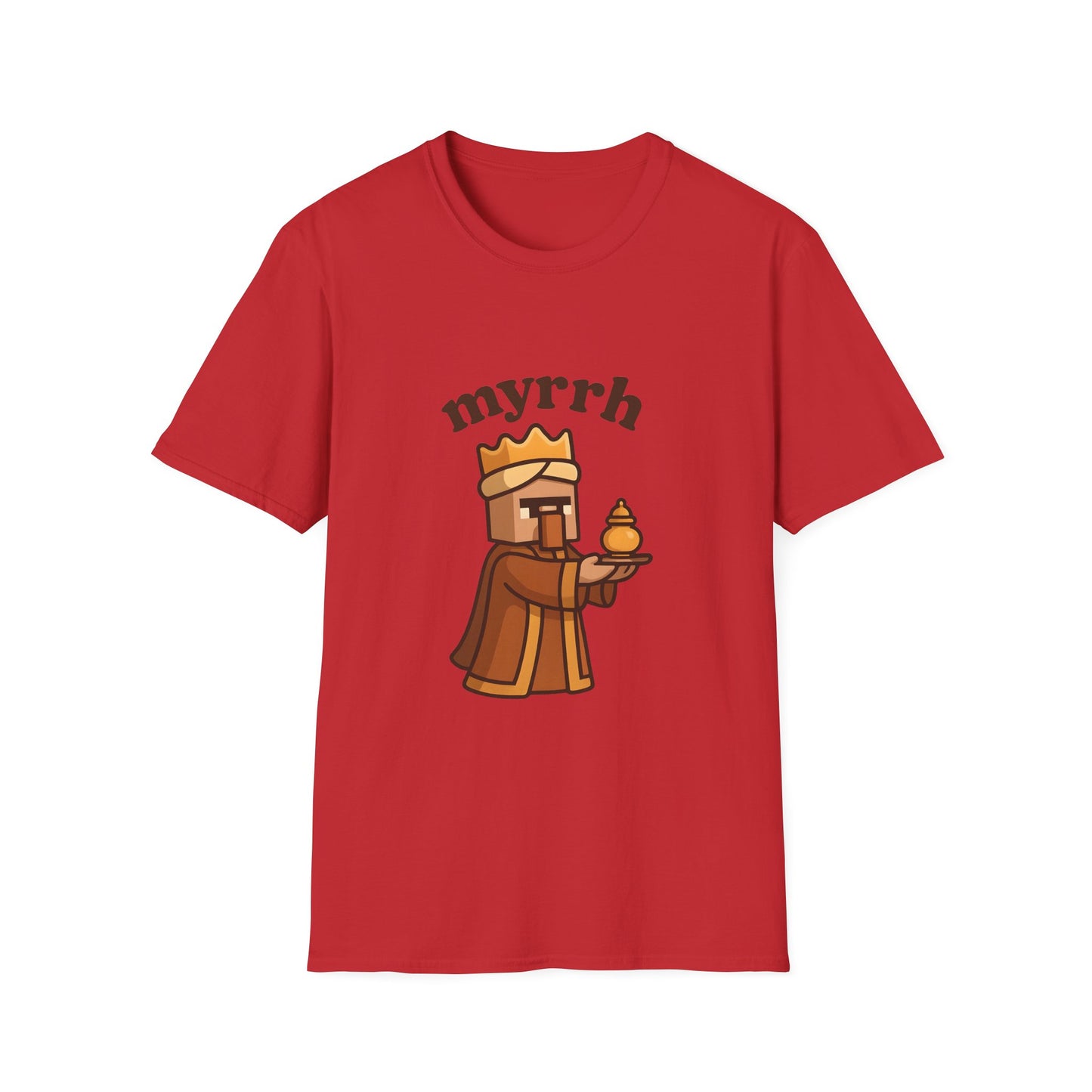 Myrrh Wiseman Village Guy Unisex Cozy Graphic Tee For Everyday Wear From Blessed To Be LLC