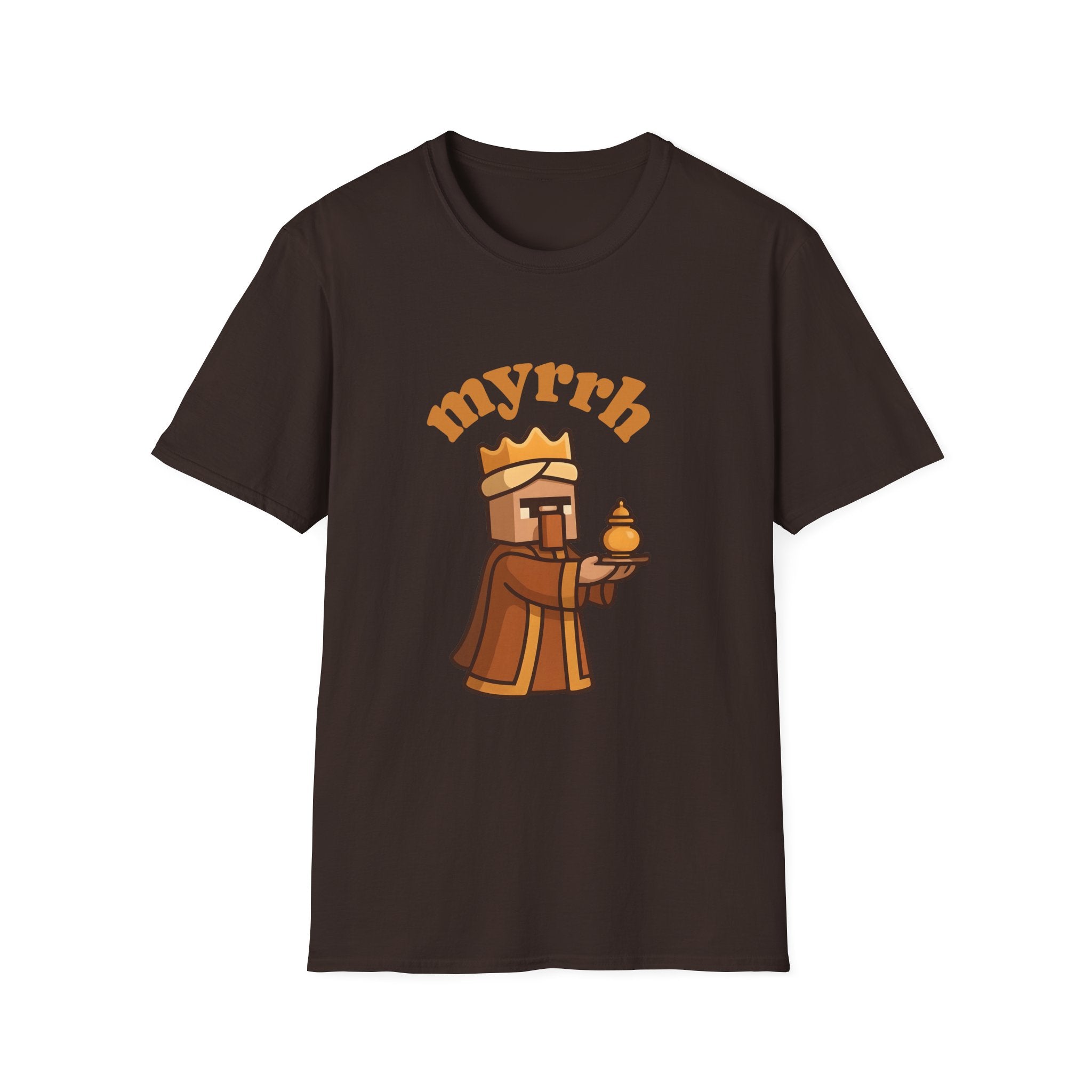 Myrrh Wiseman Village Guy Unisex Cozy Graphic Tee For Everyday Wear From Blessed To Be LLC