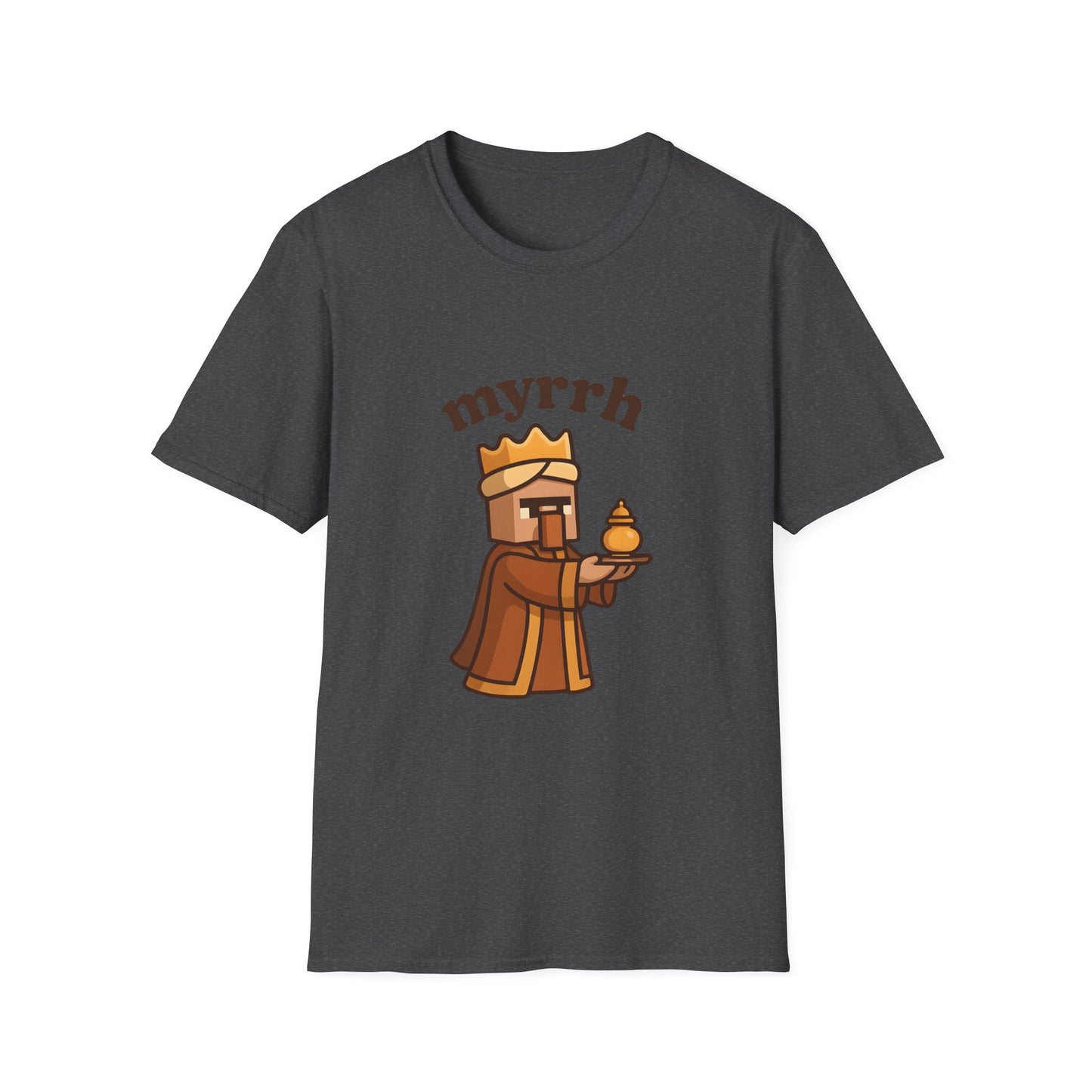 Myrrh Wiseman Village Guy Unisex Cozy Graphic Tee For Everyday Wear From Blessed To Be LLC