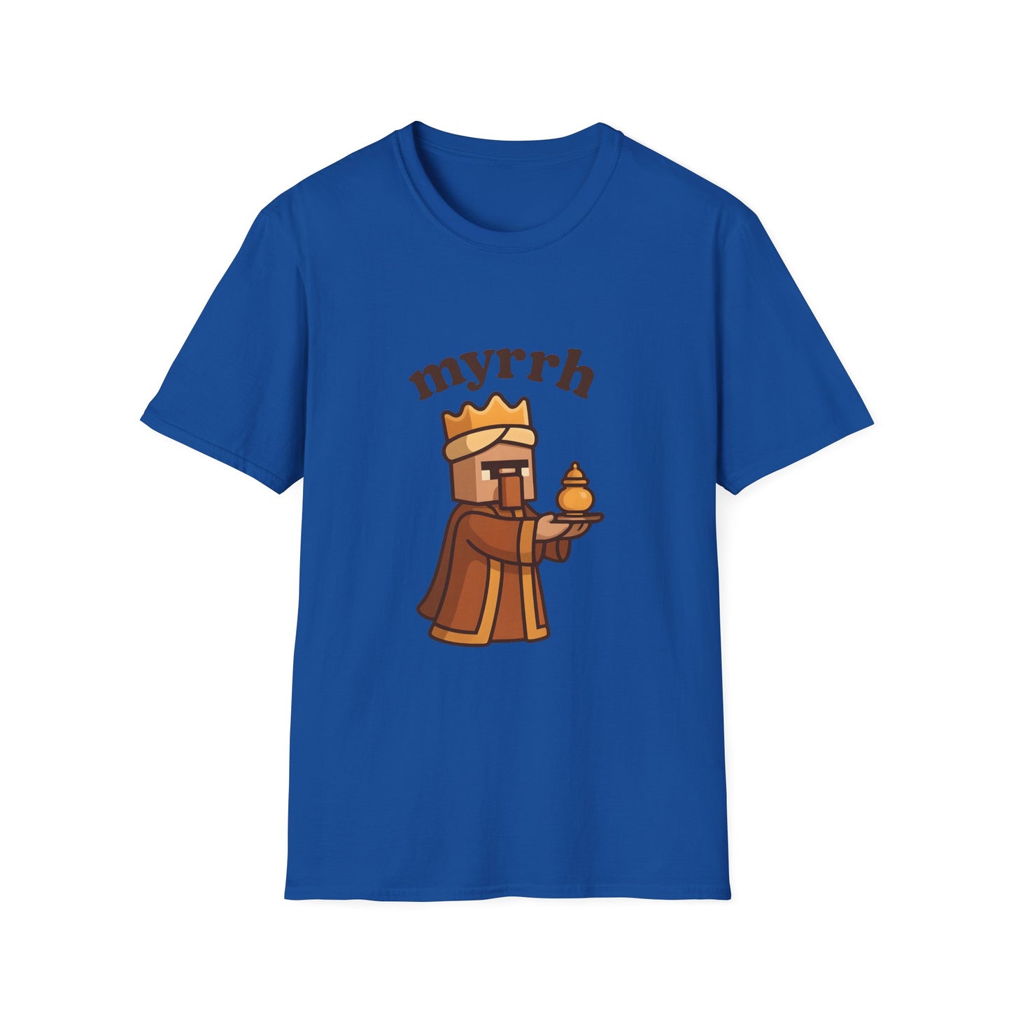 Myrrh Wiseman Village Guy Unisex Cozy Graphic Tee For Everyday Wear From Blessed To Be LLC