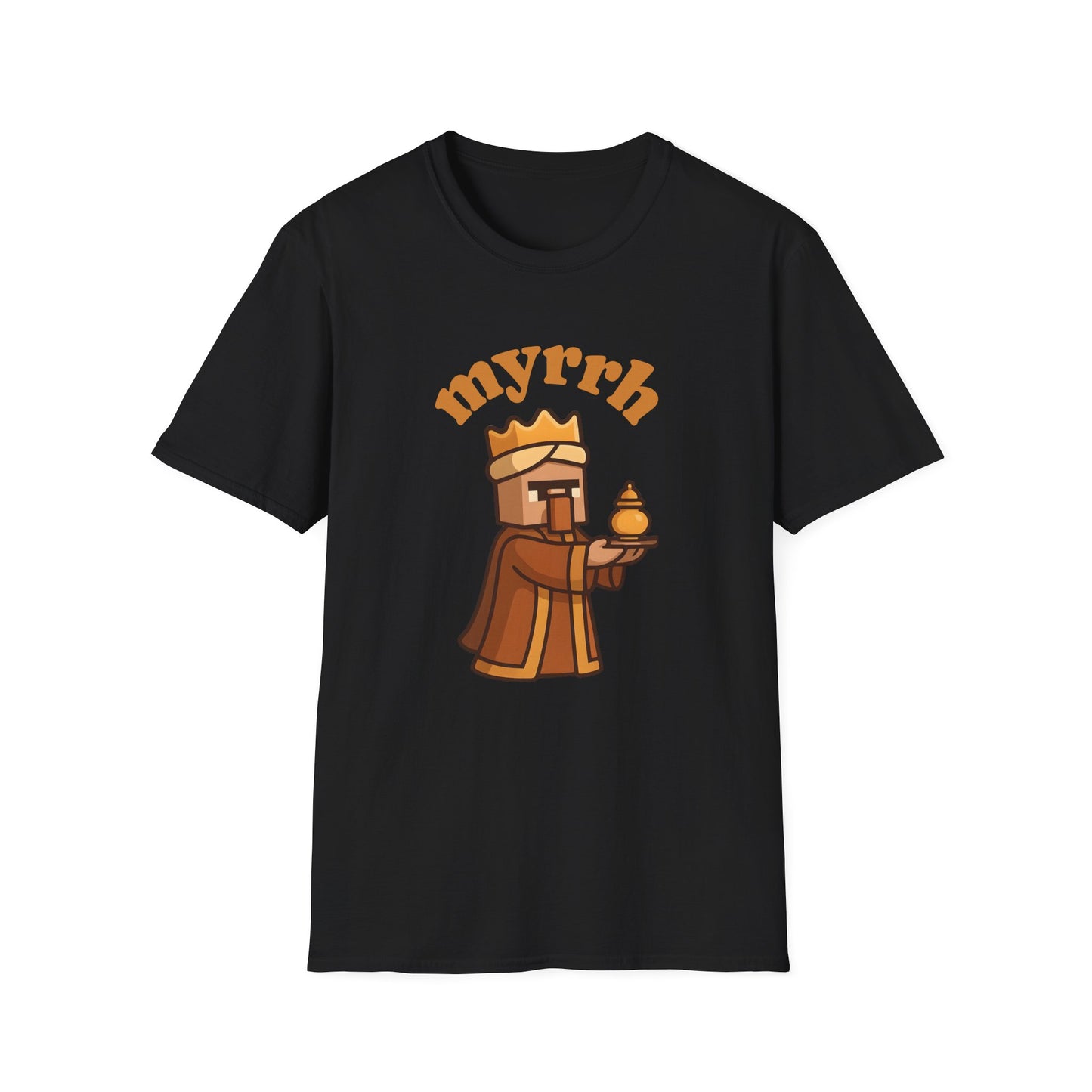 Myrrh Wiseman Village Guy Unisex Cozy Graphic Tee For Everyday Wear From Blessed To Be LLC