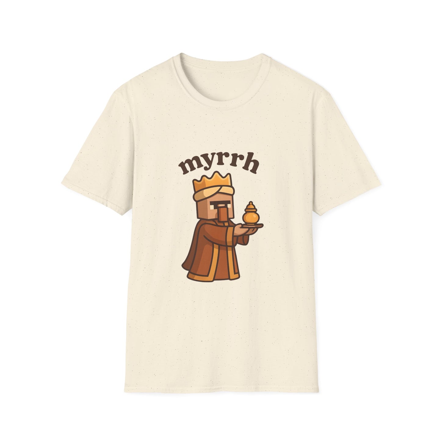 Myrrh Wiseman Village Guy Unisex Cozy Graphic Tee For Everyday Wear From Blessed To Be LLC